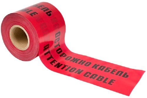 Лента сигнальная EKF Basic ЛСЭ-150 "Осторожно кабель" 150мм (рул. 100м) картинка